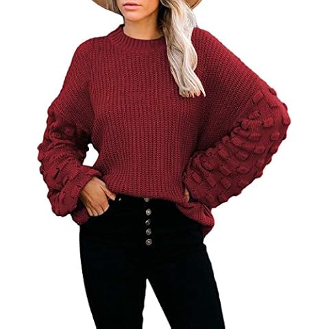 Sovoyontee Jersey de Punto Grueso para Mujer Cover