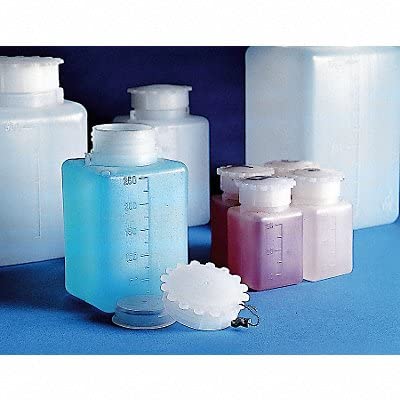 Rectangular Bottle, Graduated, 500mL, PK6