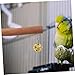 SUPVOX Parrot Supply Bird Perch Platform Stand for Parakeets Cockatiels Budgies Engaging Design for Active Play Easy Installation Durable Comfortable Bird Cage