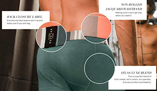 RLTD Men's Boxer Brief Socks Matching Underwear Set, Shield, X-Large, 3 Piece 1 Pack