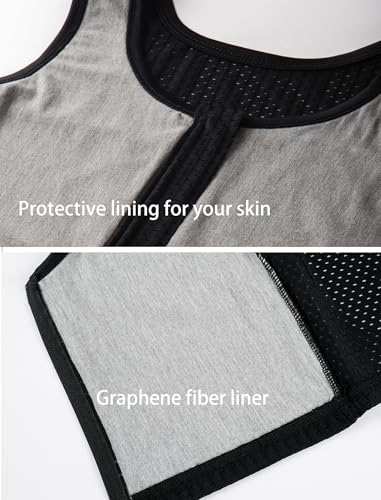 XUJI Chest Binder FTM Transgender Zip Up Binder Breathable Breast Cool Fabric Tank Top4