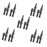 SJZ SUN RUN 5Pcs Solar Panel Y Branch Connector 2 to 1 Connectors for Solar Panels Parallel Coupler Combine IP68 Waterproof 70A 1500V (5Pairs MMF+FFM)