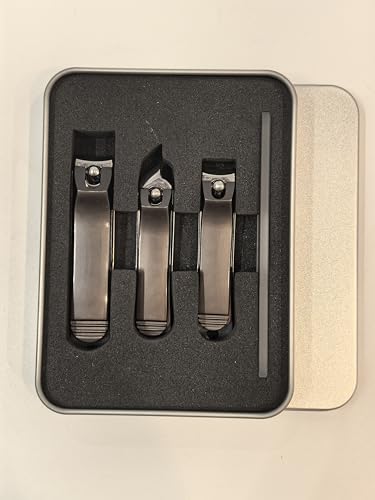 Nail Clippers Set 4-in-1 Stainless Steel Professional Nail Scissors for Fingernails & Toenails with Collection Container - Image 3