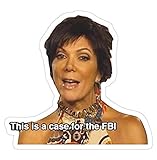 Kris Jenner, Kris Decal Sticker - Sticker Graphic - Auto, Wall, Laptop, Cell, Truck Sticker for Windows, Cars, Trucks