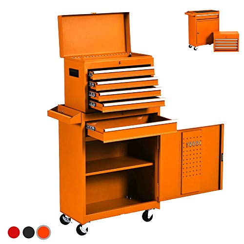 5-Drawer Rolling Tool Chest, Big Tool Box Organizer with Wheels and Drawers,High Capacity