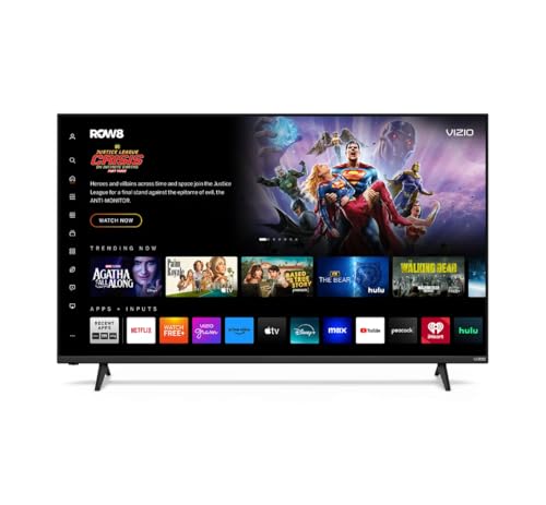 VIZIO 55' 4K UHD QLED Smart TV with Dolby Vision HDR, Wi-Fi 6, HDMI 2.1, Bluetooth, Alexa and Apple AirPlay Compatible (VQD55M-0804) (Renewed)