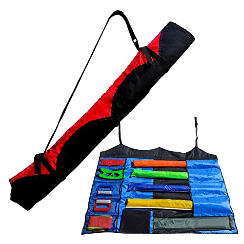 Simxkai Large Stunt Kite Bag, Quad Line Flying Kite Bag for...