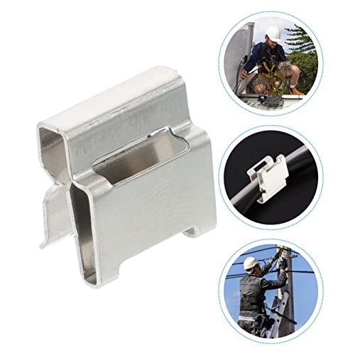 Villful Organizer Metal Protection Multiple Holder Boat Panel Double Steel Workshop Clip Trailer For Double- Wire Holders Clamp Home Pv Stainless Clips: Wiring Clips Cable #TOP6