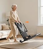 VOCIC Electric Chair Lift with Large Wheels, Ultra-Compact Chair Lift with T-Stabilized Base, Easy Mobility Design for Women & Seniors, Helps Stand from Floor, Supports 350 LBS, AX25