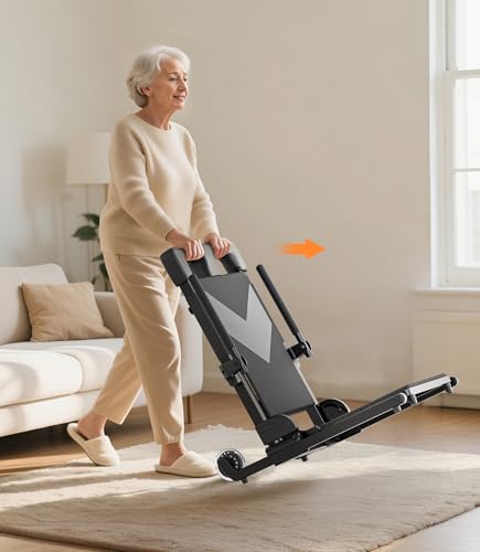 VOCIC Electric Chair Lift with Large Wheels, Ultra-Compact...