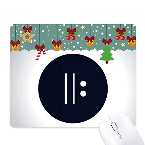 Tapis de souris noir motif répétition en caoutchouc pour éviter les glisses
