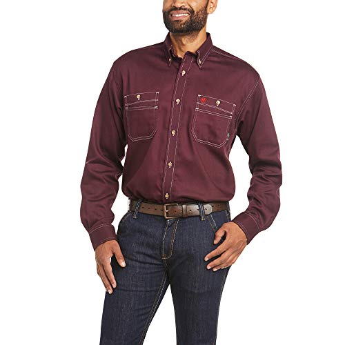 Chemise de travail rouge ventilée anti transpiration taille XL Hauteur