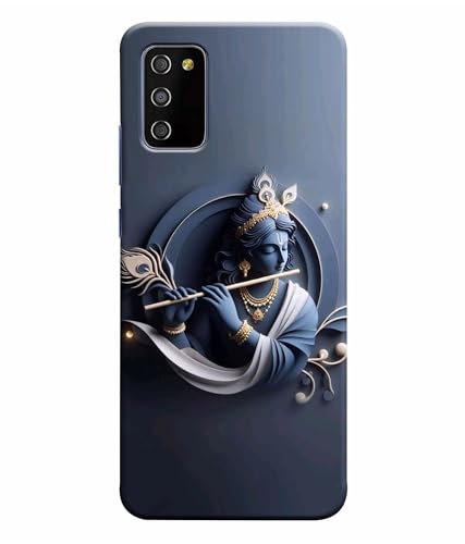 Image of Lord Krishna 3D Effect Printed Hard Back Case Cover Compatible for Samsung Galaxy M11 / Samsung Galaxy A11 (Multicolor) - D1661