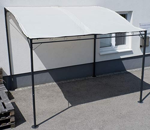 Terrassenüberdachung Aleos Wand Anbau Pavillon 3 x 2,5 Meter