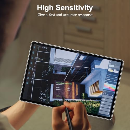 SPARIN Screen Protector for Samsung Galaxy Tab S10 Plus/S9 Plus/S9 FE Plus/S7 FE 5G/S8+ 12.4 Inch, HD Tempered Glass for galaxy Tablet S10+, Anti-Scratch, High Response -2 Pack by SPARIN - Image 4