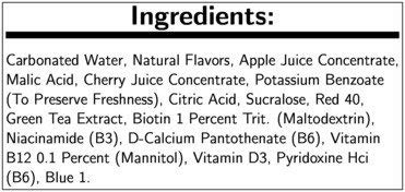 Sparkling Ice Black Cherry Sparkling Water, 17 Ounce -- 12 per case.