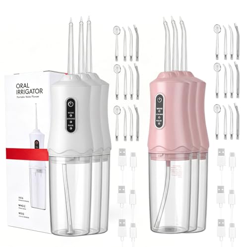 Hydropulseur sans fil pour gencives sensibles : nettoyez vos dents sans douleur