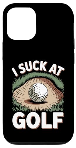 I Suck At Golf Joke ʔSt s Ȓj St X}zP[X iPhone 12/12 Pro p