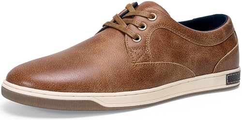 Image of Jousen Men's Fashion Sneakers Classic Retro Casual Shoes for Men Breathable Business Dress Sneaker