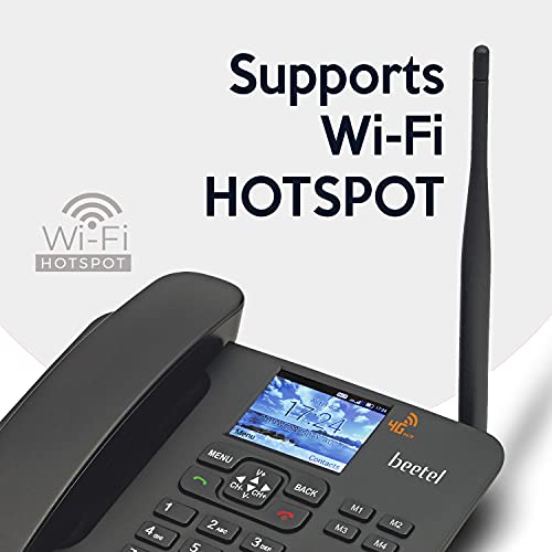 Beetel-F5-4G-is-Colour-LCD-ScreenHigh-Performance-detachnable-TNC-AntennaSupports-4G-Volte-4G-3G-2G-SupportFM-RadioBluetoothSpeed-Dial-4-Direct-MemoryAlarmBasic-CalculatorBlack