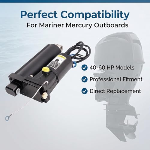 Image of 8M0055011 830150T10 8M0055006 Electrically Hydraulic Power Trim &Tilt Compatible with Mariner Mercury Outboard 40-60HP