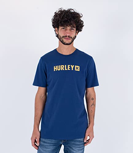 Hurley Evd The Box T-Shirt Homme col rond manches courtes vêtements de sport casual