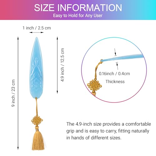 Image of 5Inch Soft Rubber Dagger Props Safe and Cut-Proof with Gold Tassels Cosplay Accessories for Costume Halloween Party