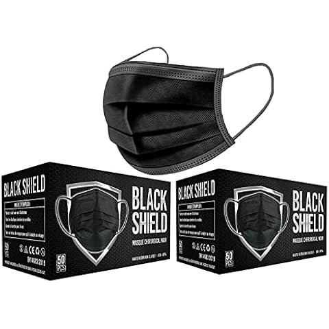 Black Shield Mascarilla Quirúrgica Tipo I Negra Cover