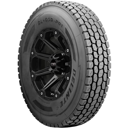 Delinte DL-OSD-R01 All Steel Heavy Duty All-Season Commercial Drive Radial Tire-245/70R19.5 245/70/19.5 245/70-19.5 133/131L Load Range G LRG 14-Ply BSW Black Side Wall