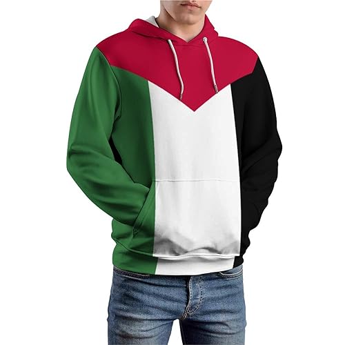 Fattyeery Mens Pullover Sweatshirts Papua New Guinea Flag Hoodie Sweatshirts for Adult Sweater Casual Unisex Sweatshirt4