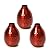 Hosley Set of 3 Metal Bud Vases - Your Choice of Colors. 4.5 Inch High. Ideal Accent Piece for Coffee and Side Tables as Well as Dried Floral Arrangements (1-Silver Finish)