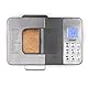 DOMO B3971 Brotbackautomat 500-750-1000gr - 18 Programme - inkl. Dispenser und glutenfreiem Programm Edelstahl