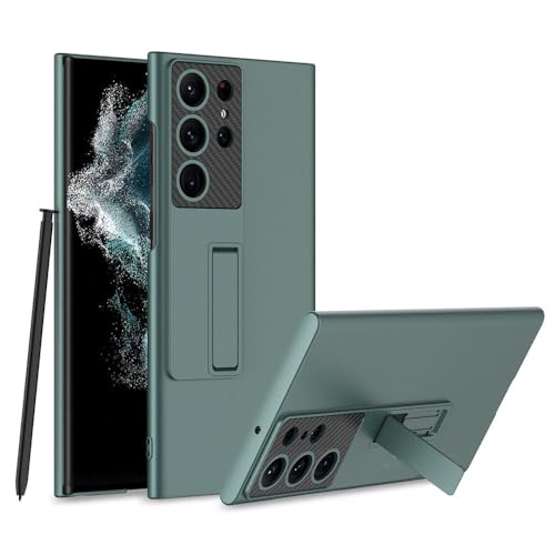 Étui de support ultra mince pour Samsung Galaxy S23 Plus vert mat