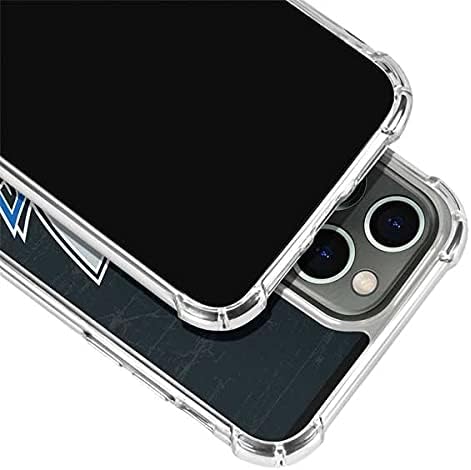 Skinit Clear Phone Case Compatible with iPhone 13 Pro - Officially Licensed NBA Dallas Mavericks Black Primary Logo Design