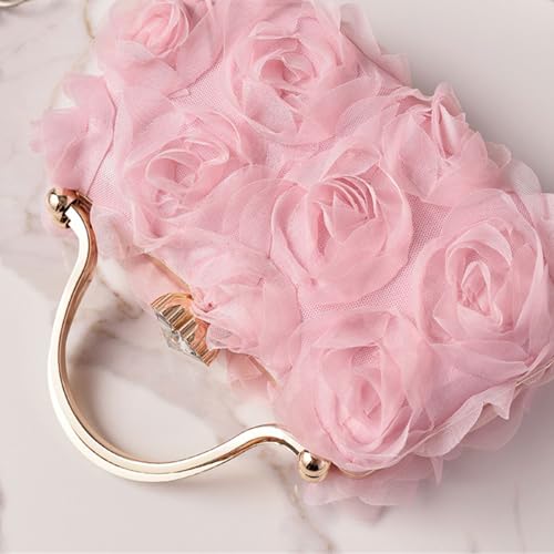 Pochette blanche de soirée avec chaîne pour robe de mariée chic