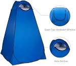 Pop up Tent -Privacy Changing Tent,Outdoor Camping Shower Tent, Camping Toilet - Lightweight, Easy to Install, Foldable - Comes with Portable Bag(Blue)