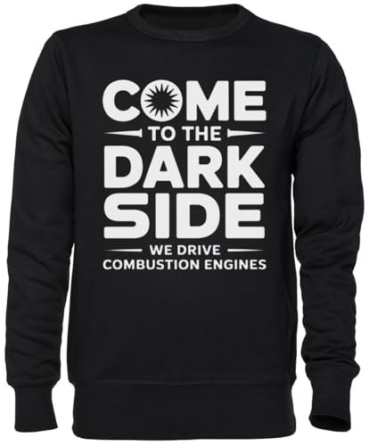Sweat-shirt Dark Side noir pull jersey unisexe homme femme pour un look streetwear
