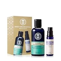 Neal's Yard Remedies Sweet Dreams Ritual Gift Set, Pillow Mist & Foaming Bath Wash With Essential Oils, Vegan & Cruelty-Free, Set of 2