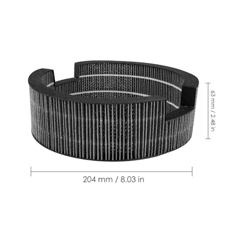 2 Stück Dochtfilter Ersatz für LEVOIT Sprout Verdunstungsbefeuchter, 3.8L Baby-Luftbefeuchterfilter, LEH-B381S-WUS, hocheffiziente Filtration von Wasserverunreinigungen und Mineralien, LRW-B381-ANA