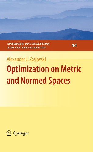 Optimization on Metric and Normed Spaces (Springer Optimization and Its