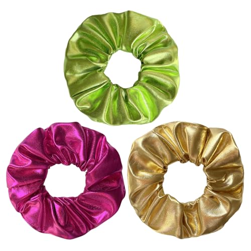 Confezione Da 3 Elastici Per Capelli Al Laser, Corde Per Capelli Semplici E Alla Moda, Elastici Per Capelli In Tinta Unita Per Donna, Accessori Per Capelli