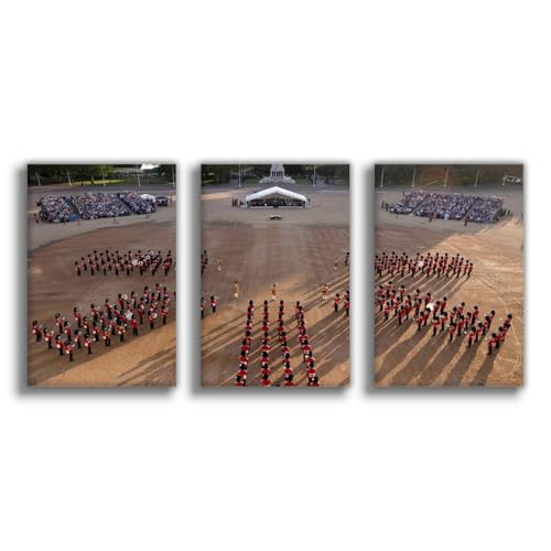 Poster du groupe des forces unies toile déco murale 50x75 cm