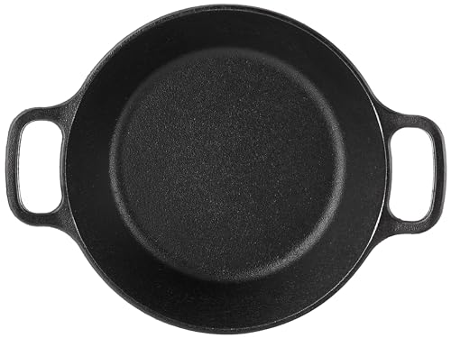 Image of Lodge 8 Inch Pre-Seasoned Cast Iron Skillet - Dual Assist Handles - Use in the Oven, Stove, Grill, or Over a Campfire - Black (Pack of 3)