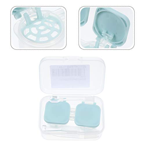 EXCEART Caixa para Lentes de Contato Estojo Portátil para Lentes de Contato Estojo para Lentes Ocula