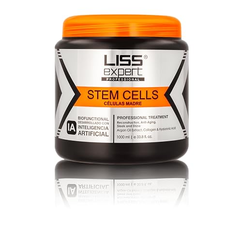 Liss Expert Tratamiento suavizante de células madre (33.8 oz) Alisado Células Madre – Keratina Orgánica Y Aceite De… — oferta en Amazon