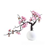 Hochwertige Materialien: Diese künstliche Kirschblüte besteht aus Seide und wird von reinen Handwerkskunst gemacht.Die Form der Blume ist sehr natürlich.
