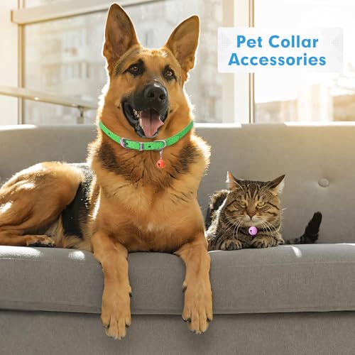 LTMMC 10 PCS Cat and Dog Collar Bells, Colorful Small Bells, Pet Accessories, Metal Bell Used for Christmas, Holiday Decoration, Pet Dog and Cat Collars, Jewelry Making - Image 4