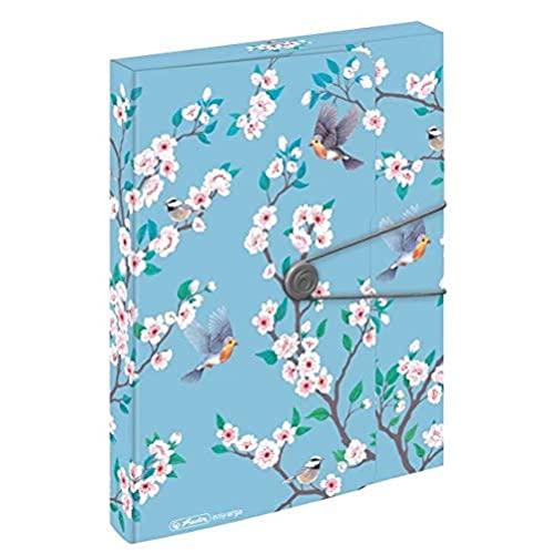 Preisvergleich Produktbild Herlitz Sammelbox A4 Ladylike Birds, Rückenbreite 4cm, 1 Stück