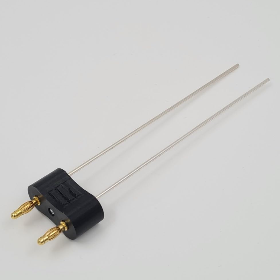 Pure Silver Wire with Connector 99.99% Purity | Certificate Included | 9999 | 12GA | Colloidal Silver Generator Wires (12GA6)