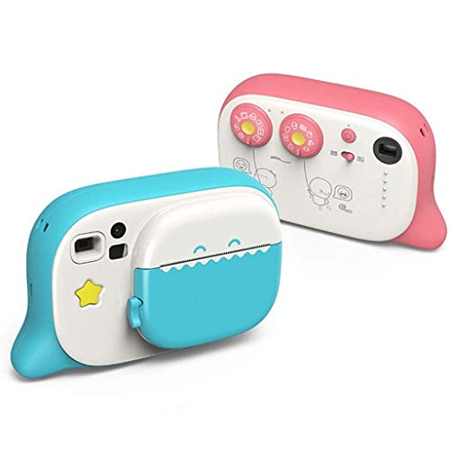 Children Digital Camera - Gift Girl Boy Toy for Kids Portable Children's Camera (Blue pink) (Color : Pink) (Blue) – Bild 5
